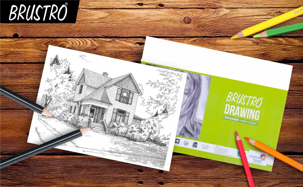 Brustro Artists' Drawing Paper 200gsm Jumbo - A3 (50 Sheets)
