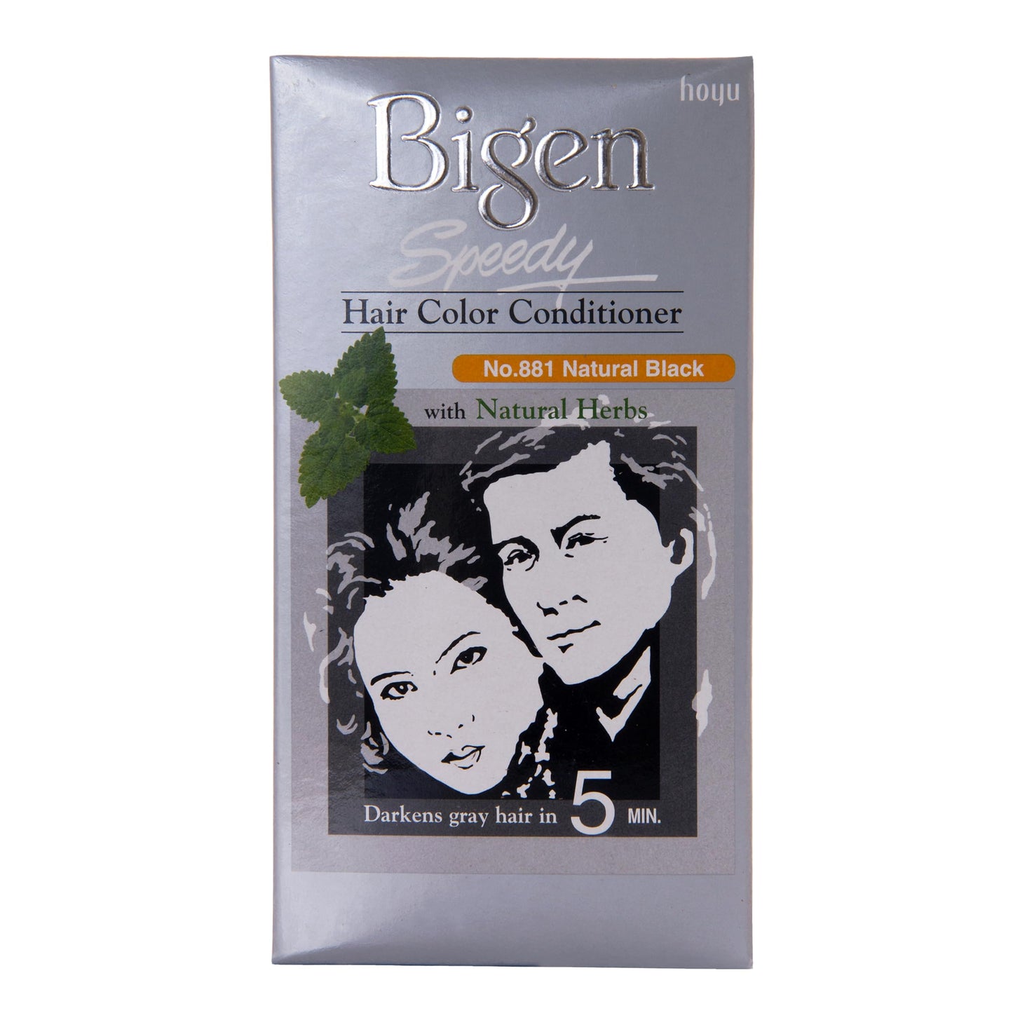 Bigen Hair Color with Conditioner - Natural Black-881 (Pack of 2)