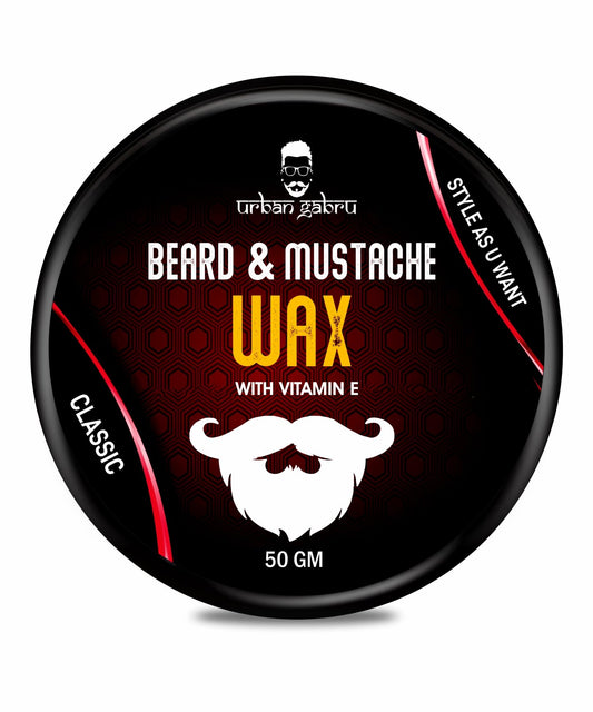 4x UrbanGabru Beard & Mustache Wax (50 gm each)  - Pack of 4