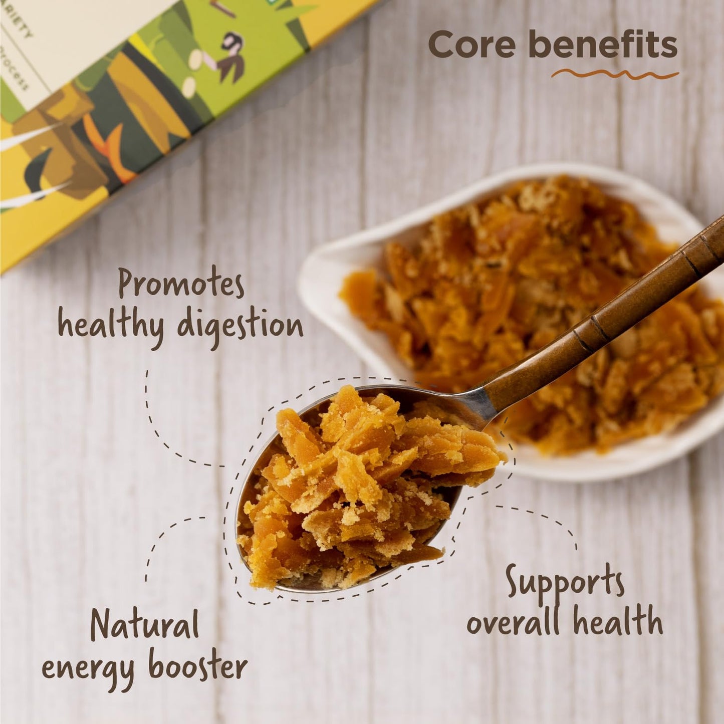 Two Brothers Organic Farms - Handmade Sugarcane Jaggery Block (900g) | Unrefined, Preservative-Free, Nutrient-Rich Gud | Iron-Boosting | Healthy Sugar Substitutes