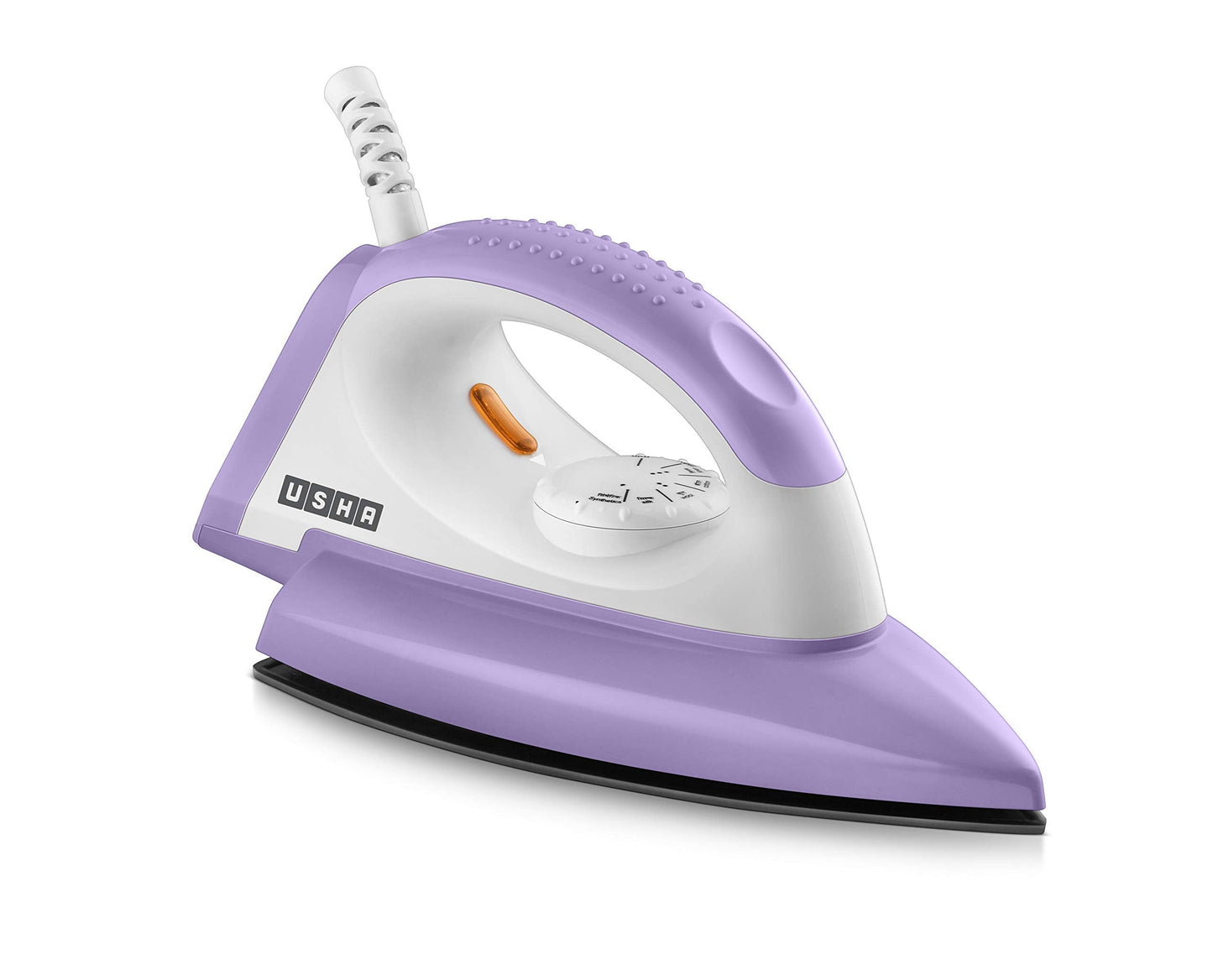 USHA EI Armor 1100 Watts Dry Iron Plastic With Black Weilburger Soleplate (Purple), 1100 Watt