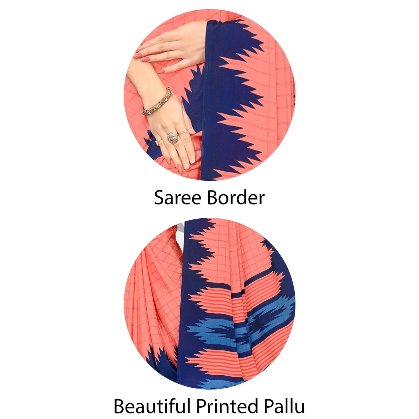 Vimla Women's Pink Turkey Art Silk Uniform Saree with Blouse Piece (7001 Pink_Free Size)