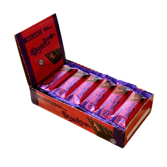 24x Milano Strawberry Chocolate Bar 24pcs Box - 576g (Strawberry)