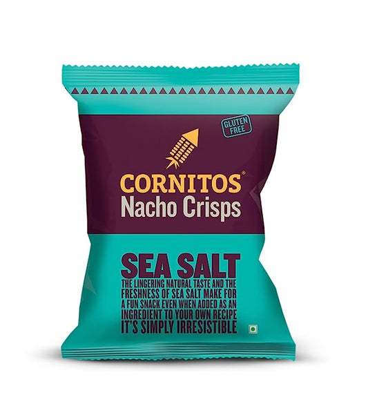 50x Cornitos Nacho Crisps - Sea Salt,  Pack of 50 - 55 g each