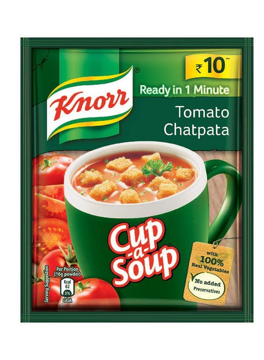 50x Knorr Tomato Chatpata Instant Soup, 14g