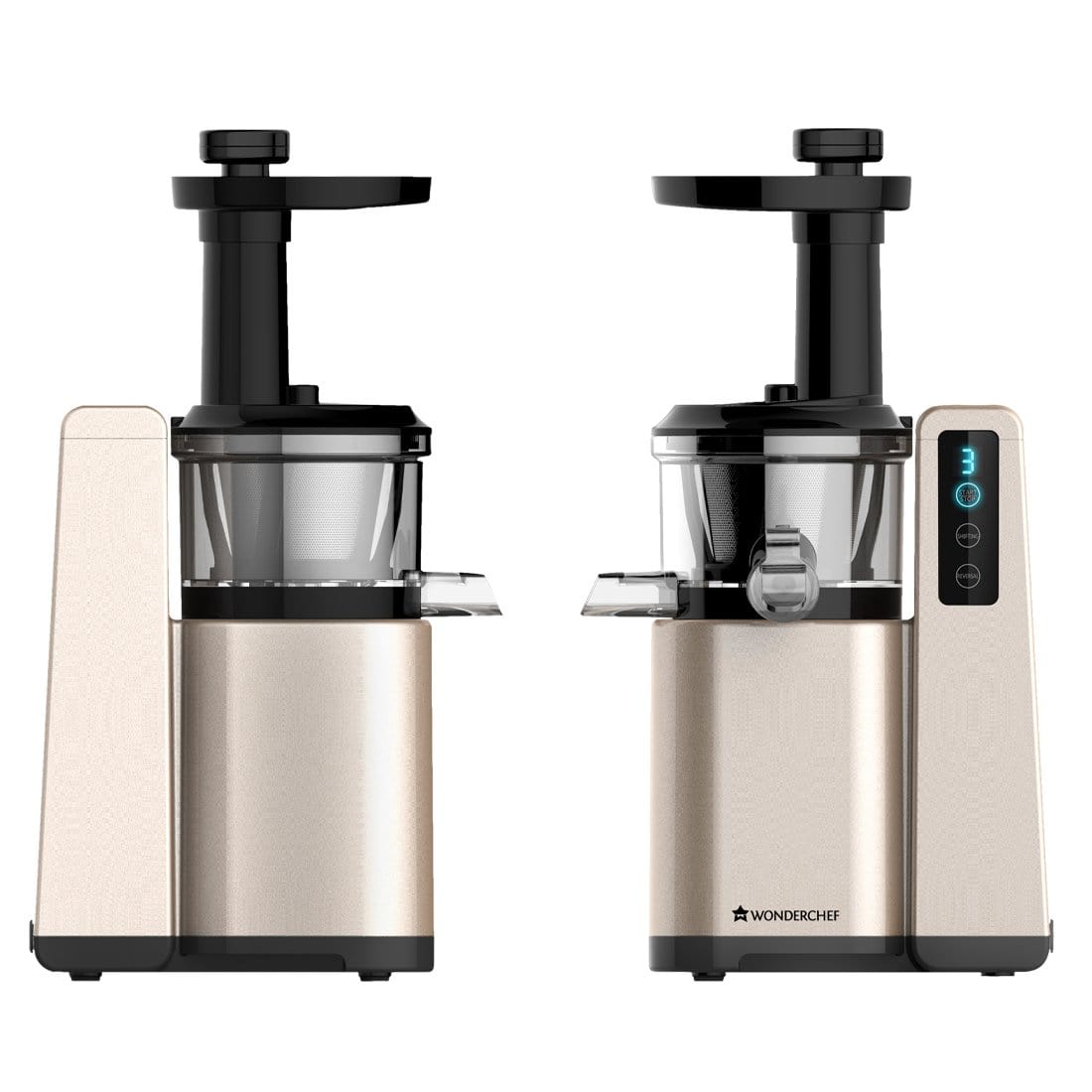 Wonderchef Renewed Cold Press Slow Juicer | Digital Display | High Juice Yield | Powerful DC motor | Slow Squeezing Technology |150W