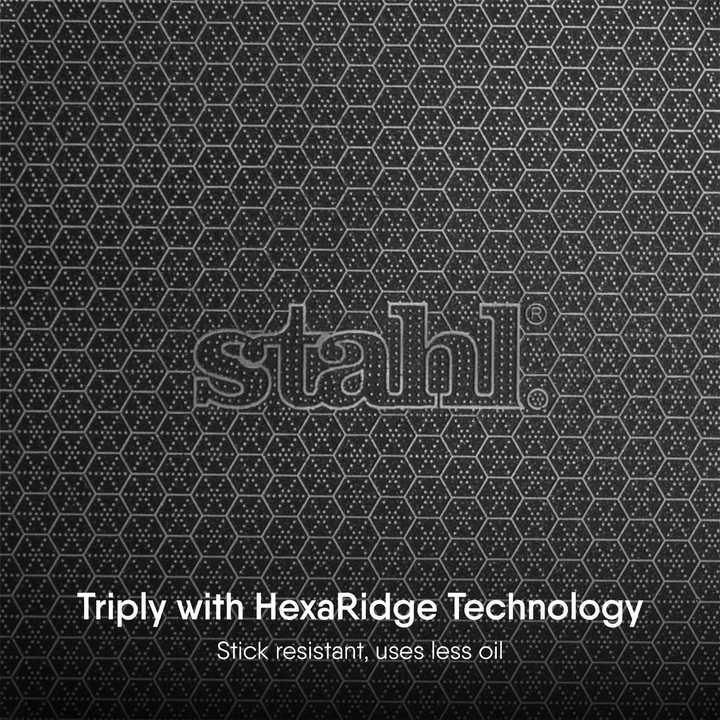 Stahl Triply Stainless Steel Non Stick Tawa | Tri Ply Dosa Tawa | Stainless Steel Scratch Resistant Dosa Tawa with Induction Base | Hybrid 6932, Dia 32 cm