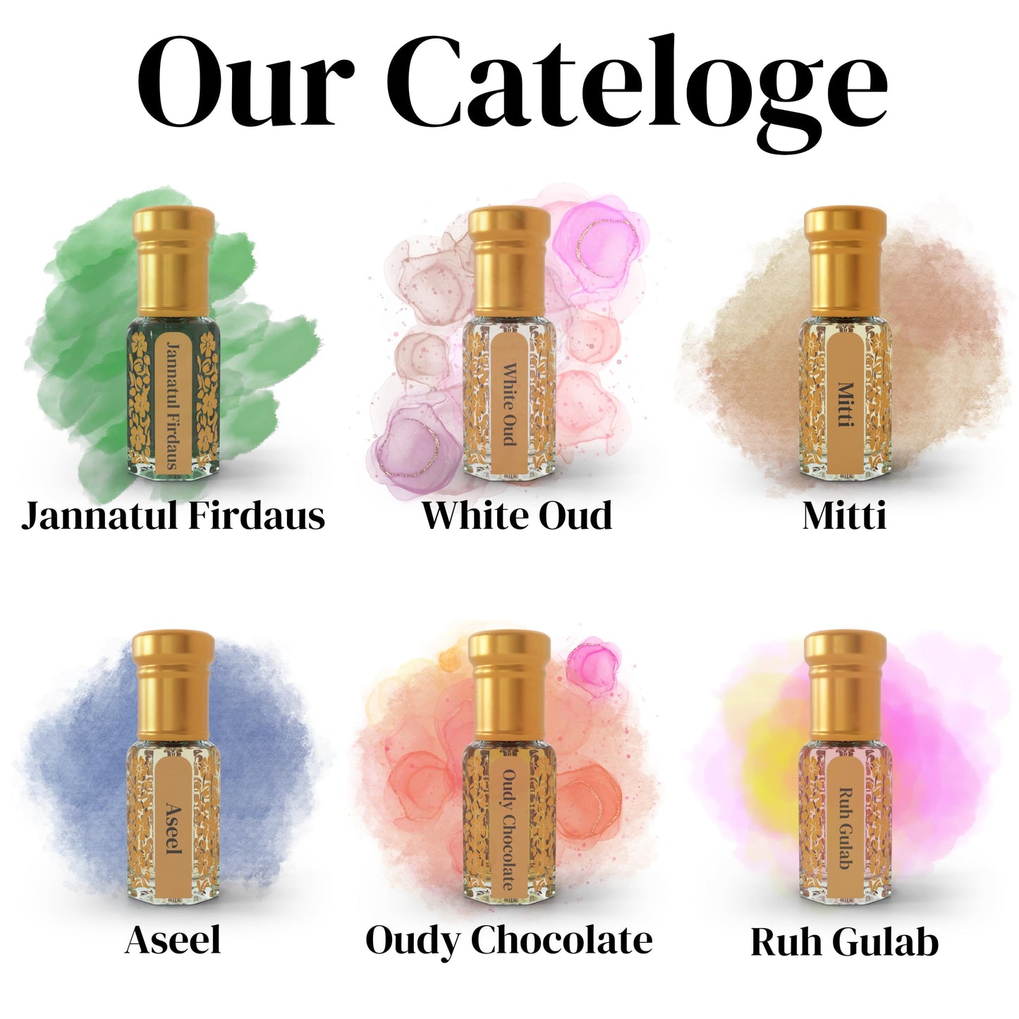 Velvet Oud Attar Original Pure Super Long-Lasting 100% Alcohol Free, 6ml In Luxury Bottle Best For Men And Women