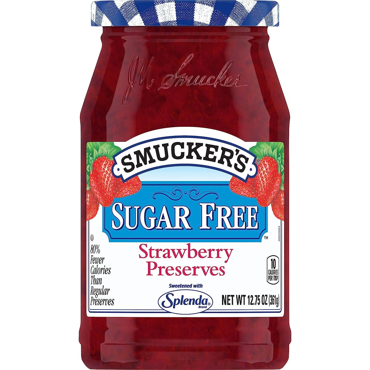 Smucker's Sugar Free Strawberry Preserves with Splenda Brand Sweetener, 12.75 Ounces