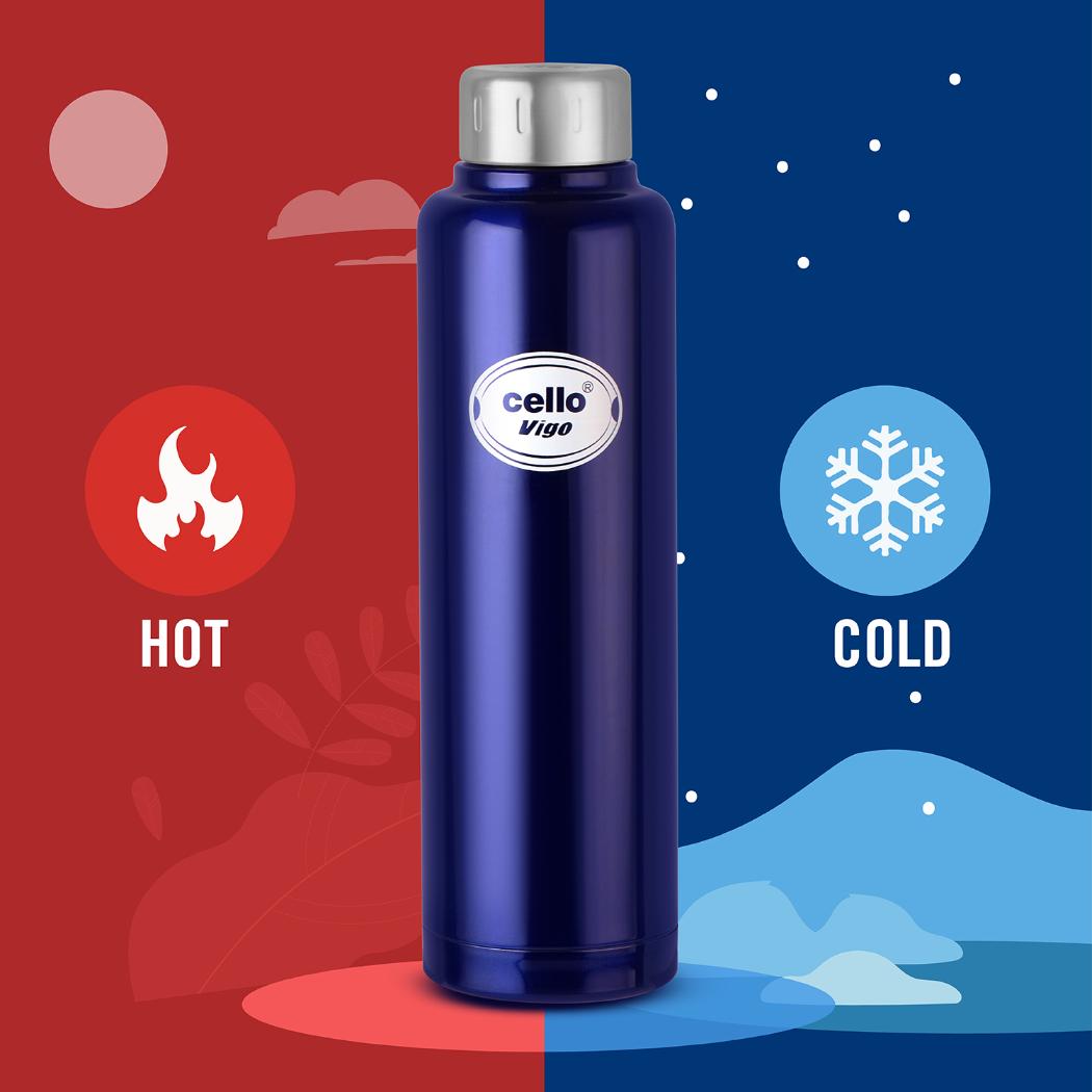 Vigo Flask, Vacusteel Water Bottle, 750ml