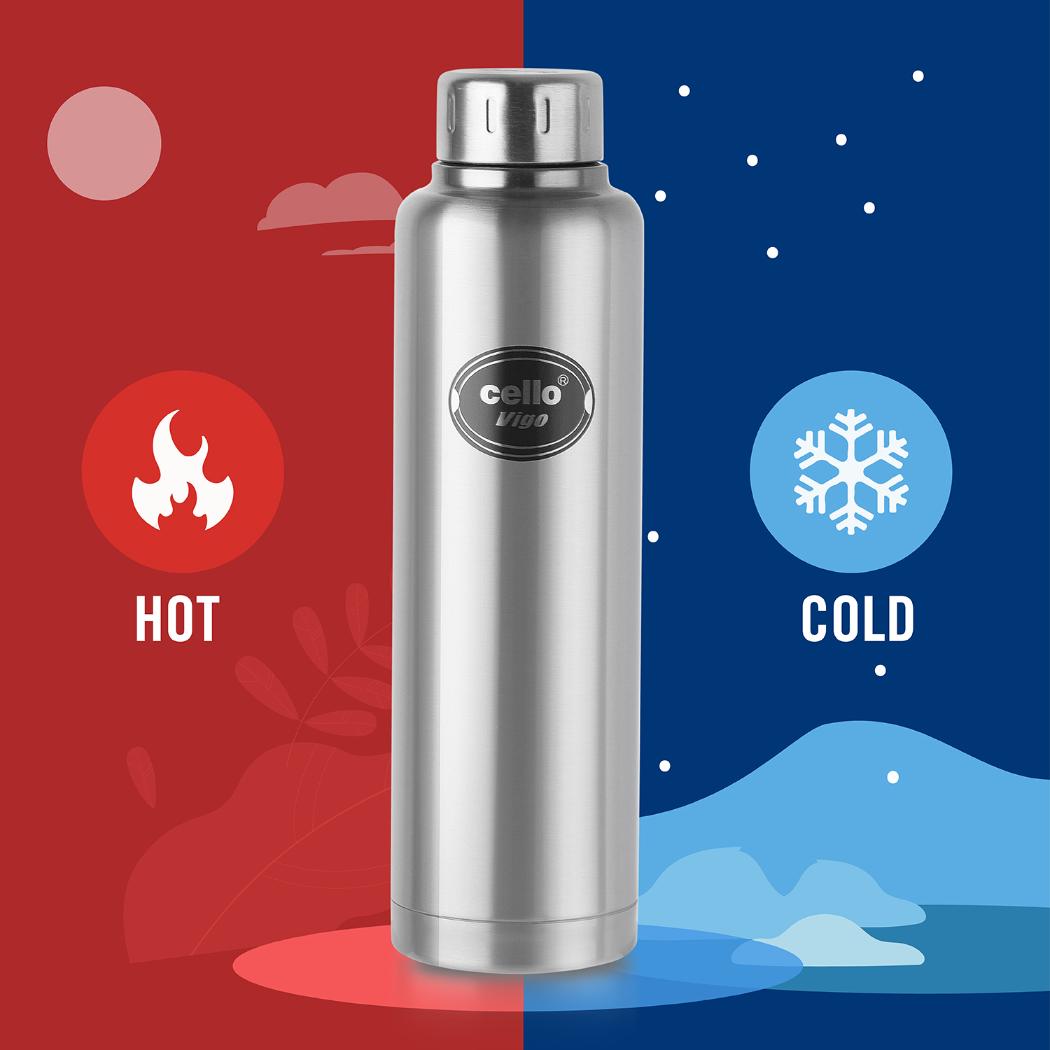 Vigo Flask, Vacusteel Water Bottle, 750ml