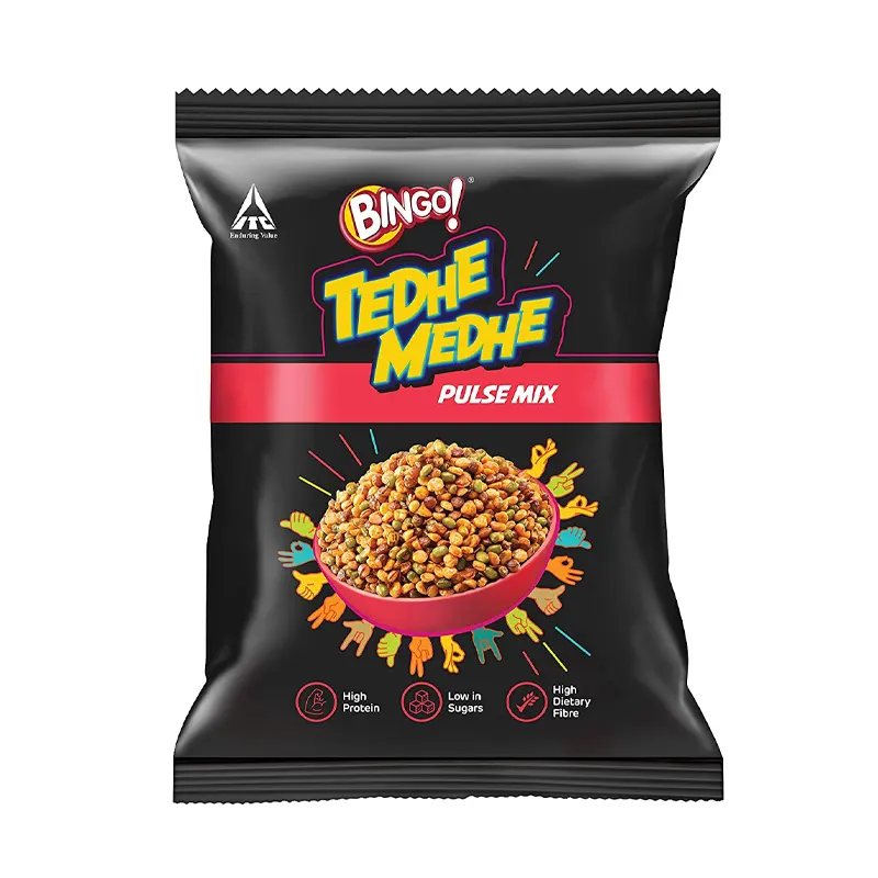 50x Bingo Tedhe Medhe Pulse Mix, Pack of 50 (36g each)