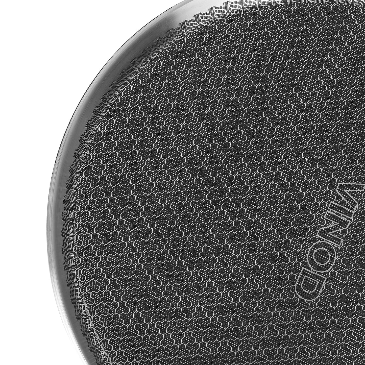 Vinod SAS Pro Platinum Triply Stainless Steel Dosa Tawa - 28 cm | 4.0 mm Thick | Hexa Design | Metal Spoon Friendly | Riveted Handle | Gas, Induction Base | 5-Year Warranty