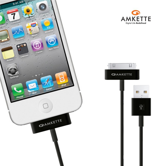 30 Pin iPhone/iPad Flat USB Cable (1.5m)