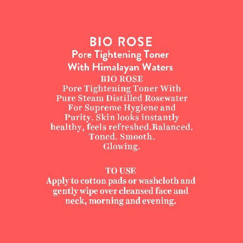 Biotique Rose Pore Tightening Toner With Himalayan Waters - 120 ml