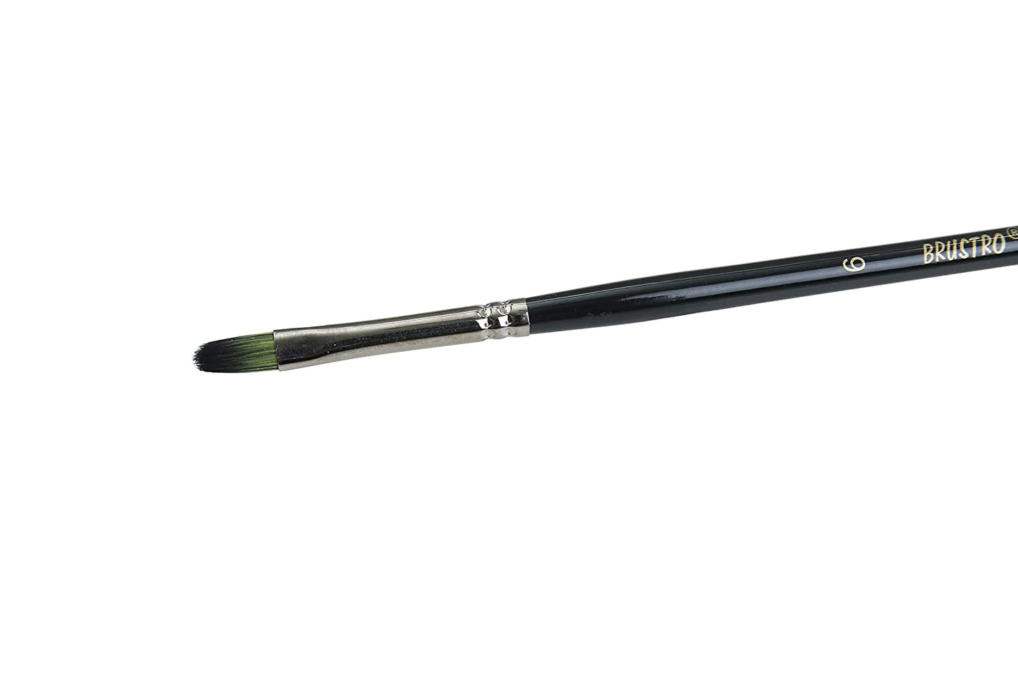 Brustro Artists Greengold Acrylic Brush Filbert Series 1800 - Size - 6