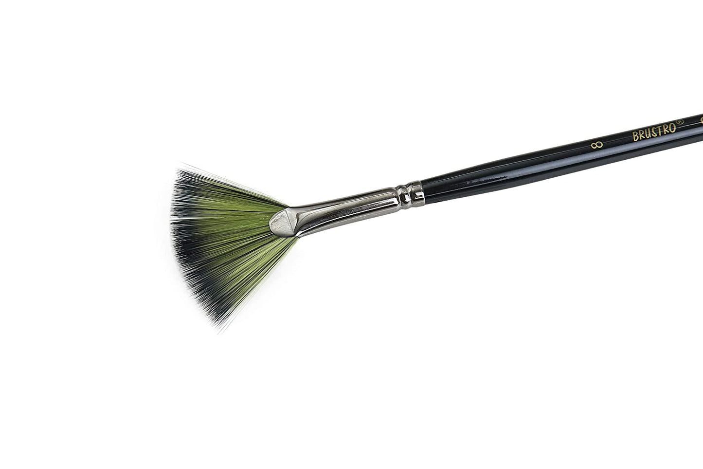 Brustro Artists Greengold Acrylic Brush Filbert Series 1800 - Size - 8
