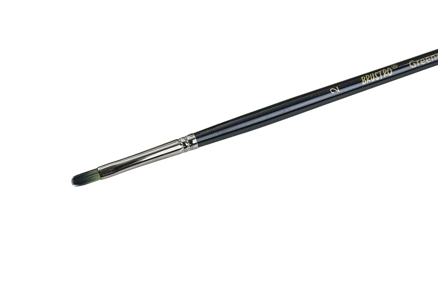 Brustro Artists Greengold Acrylic Brush Round Series 1800 - Size - 2