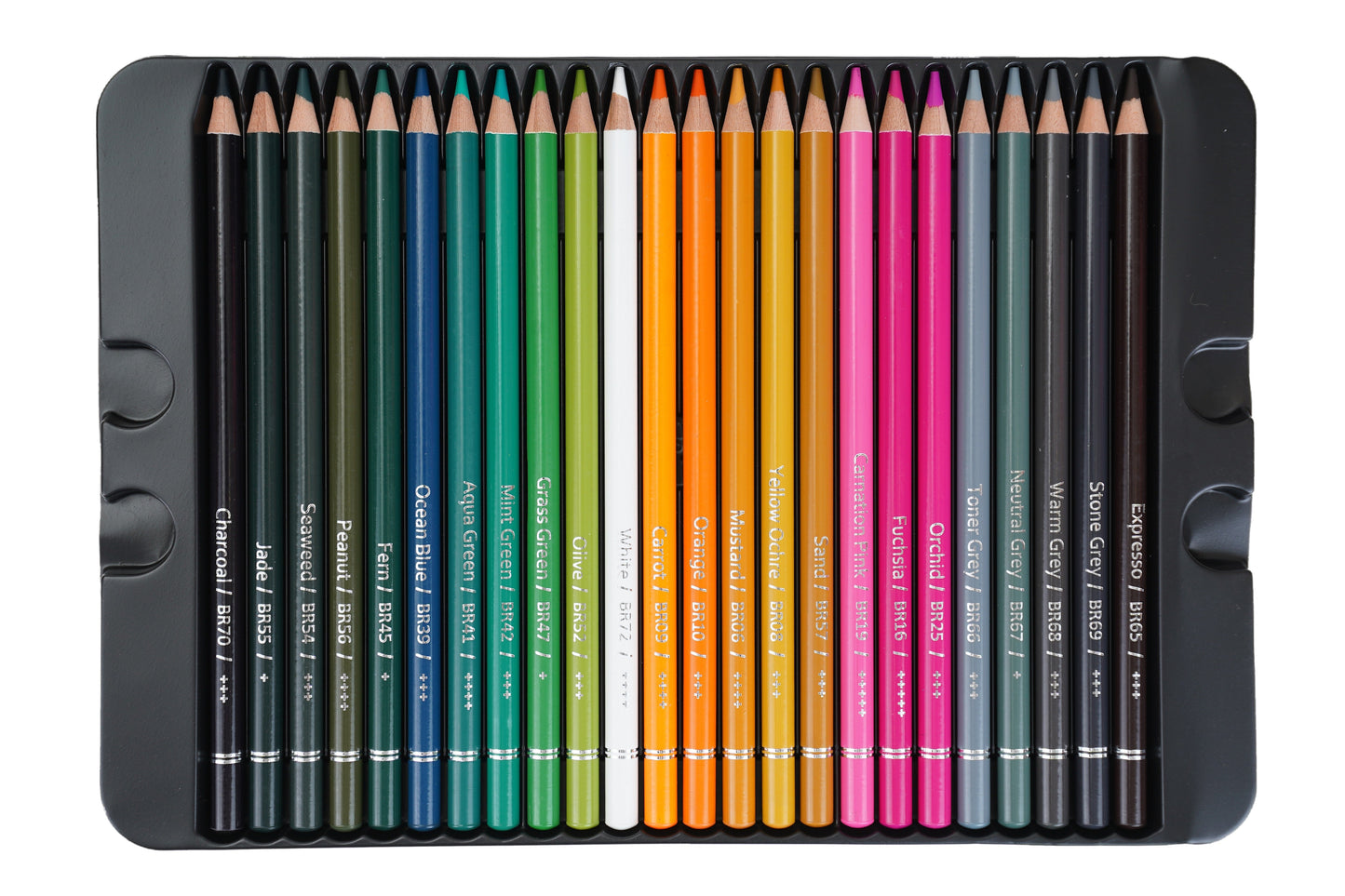 BRUSTRO Artists Colour Pencil | 6B, Set of 72 (in an Elegant tin Box) | Ideal for Students,Adults,Multiple Colors,Bright,Vibrant,Fade Resistant,DIY Art,Highly Pigmented, School, Safe use for Children