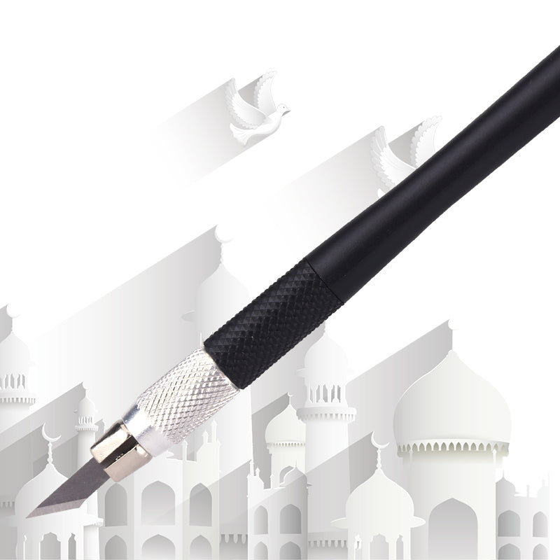 Brustro Crafter Pen Knife with Embossing Stylus 8 Blade refills included