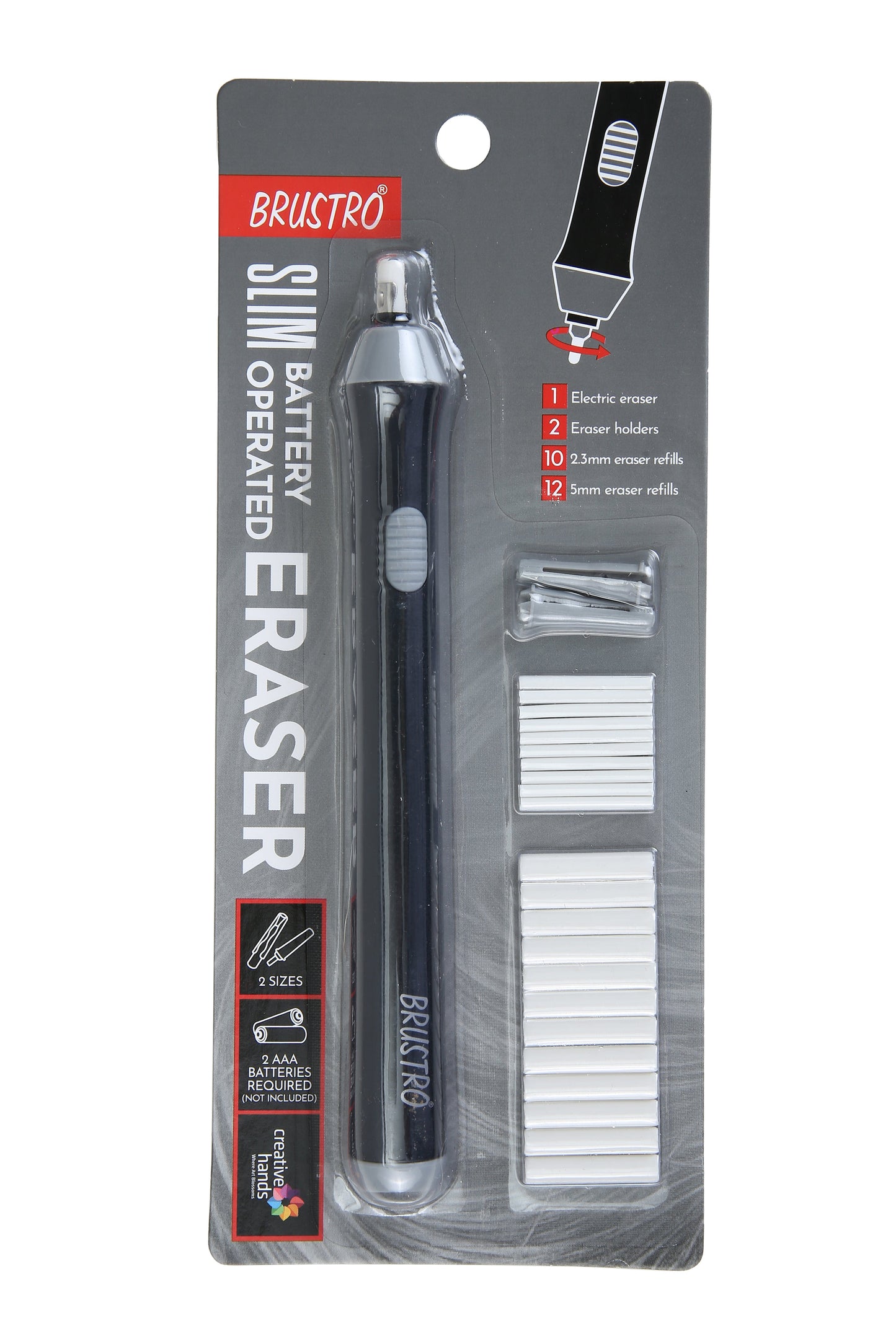 Brustro Artists’ Colour Pencil Set of 72 with Wiro Pad A4-160GSM & Slim Battery Operated Automatic Eraser