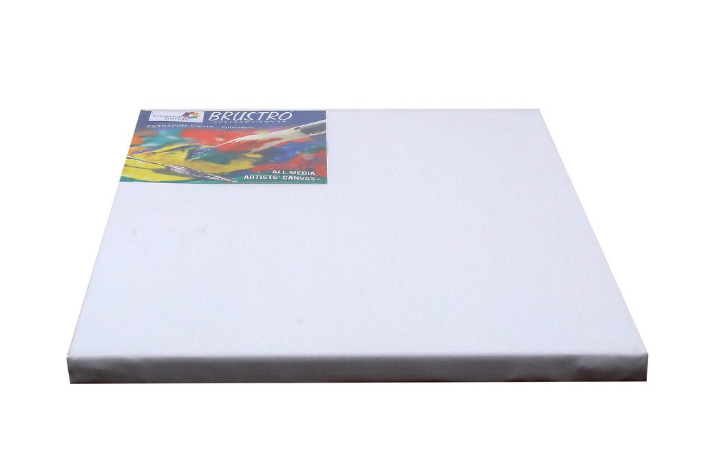 Brustro Polycotton Stretched Canvas ( Extra fine grain) 16"X20"