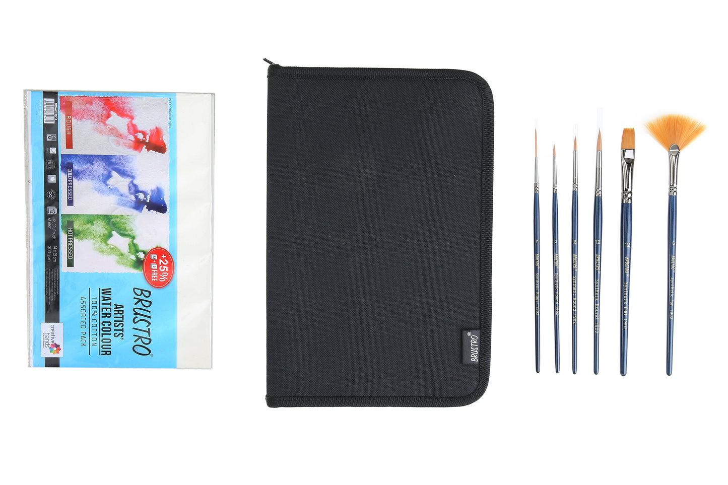 Brustro Artists Watercolour Travel Brush Set B