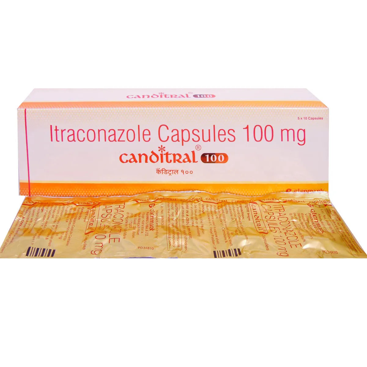 Canditral 100 - 10 Capsules