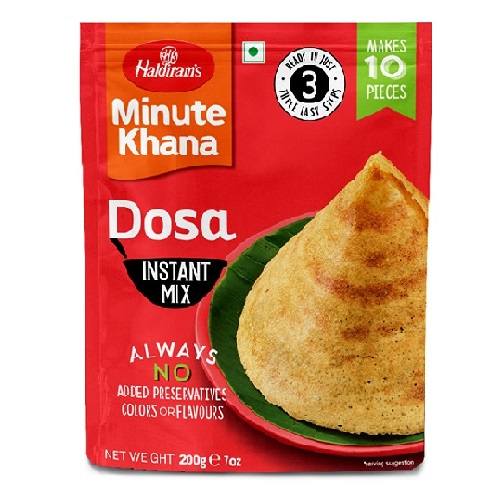 5x Haldirams Plain Dosa Mix - 200 g Pack of 5 (200G each)