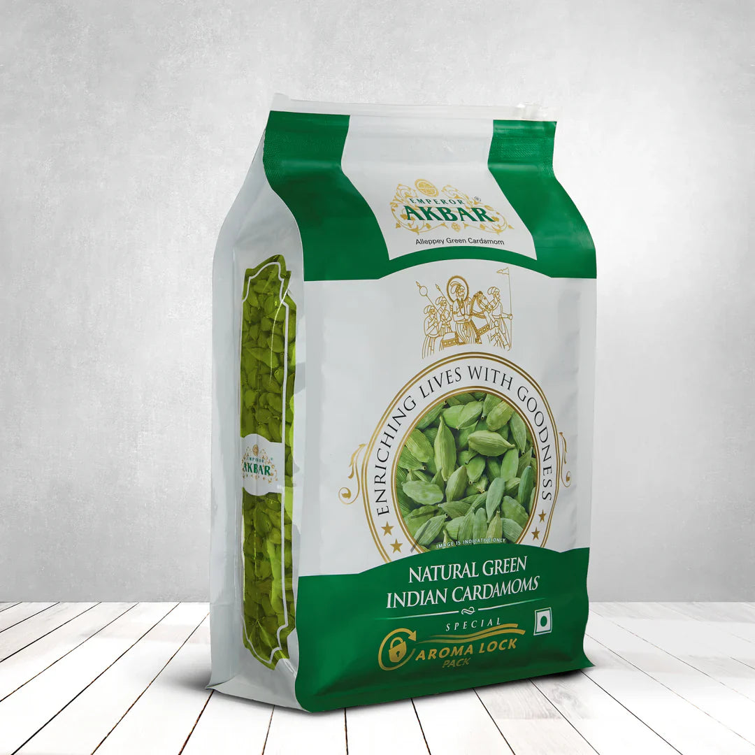 Emperor Akbar - Green Grade (7-8mm) Cardamom - 1kg