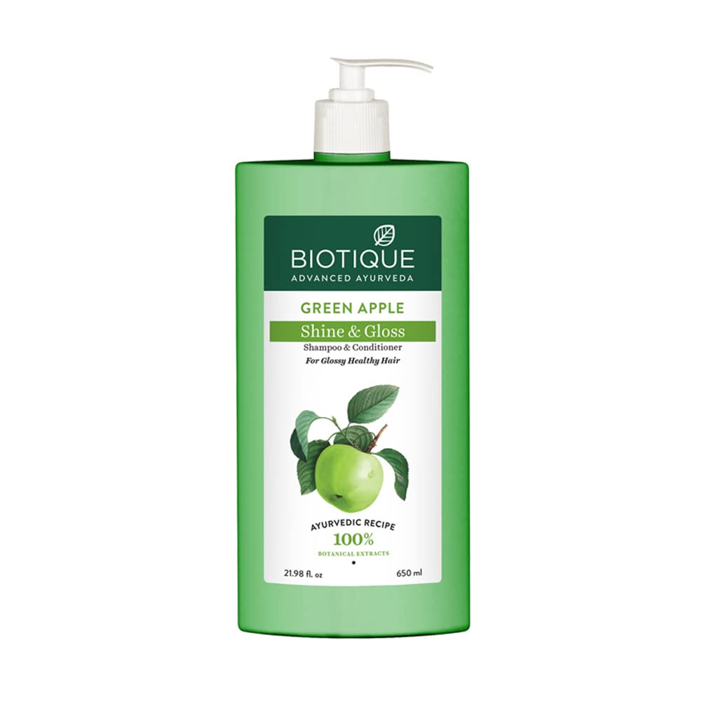 Green Apple Shine & Gloss Shampoo & Conditioner For Glossy Healthy Hair