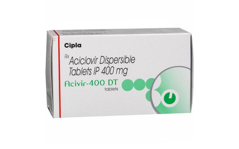 Acivir Dispersible Tablets 400mg(30 Tablets)