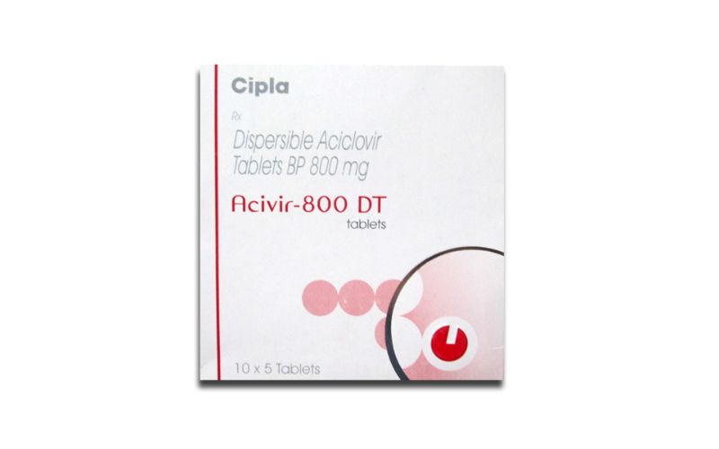 Acivir Dispersible tablets 800 mg(30 Tablets)