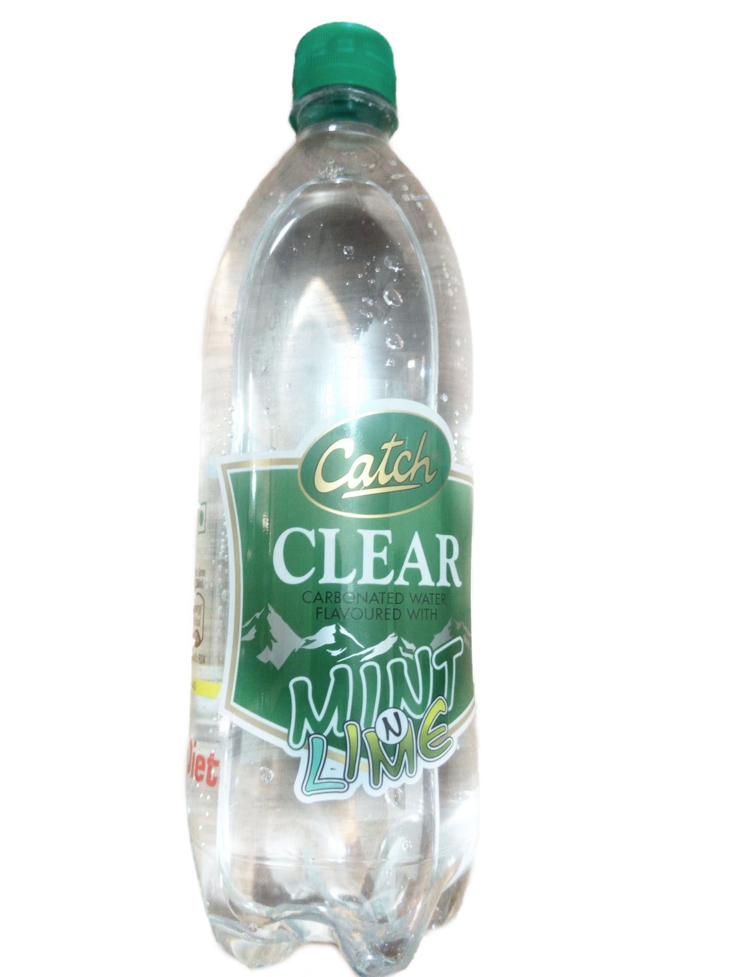 24x Catch Clear Carbonated Water Flavoured With Mint N Lime, 750ml (Pack of 24)