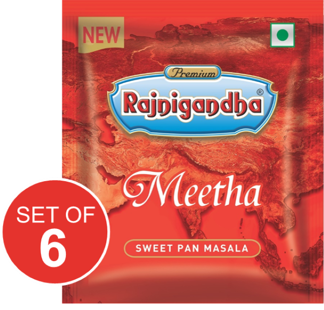 6x Rajnigandha Meetha - Pack of 6