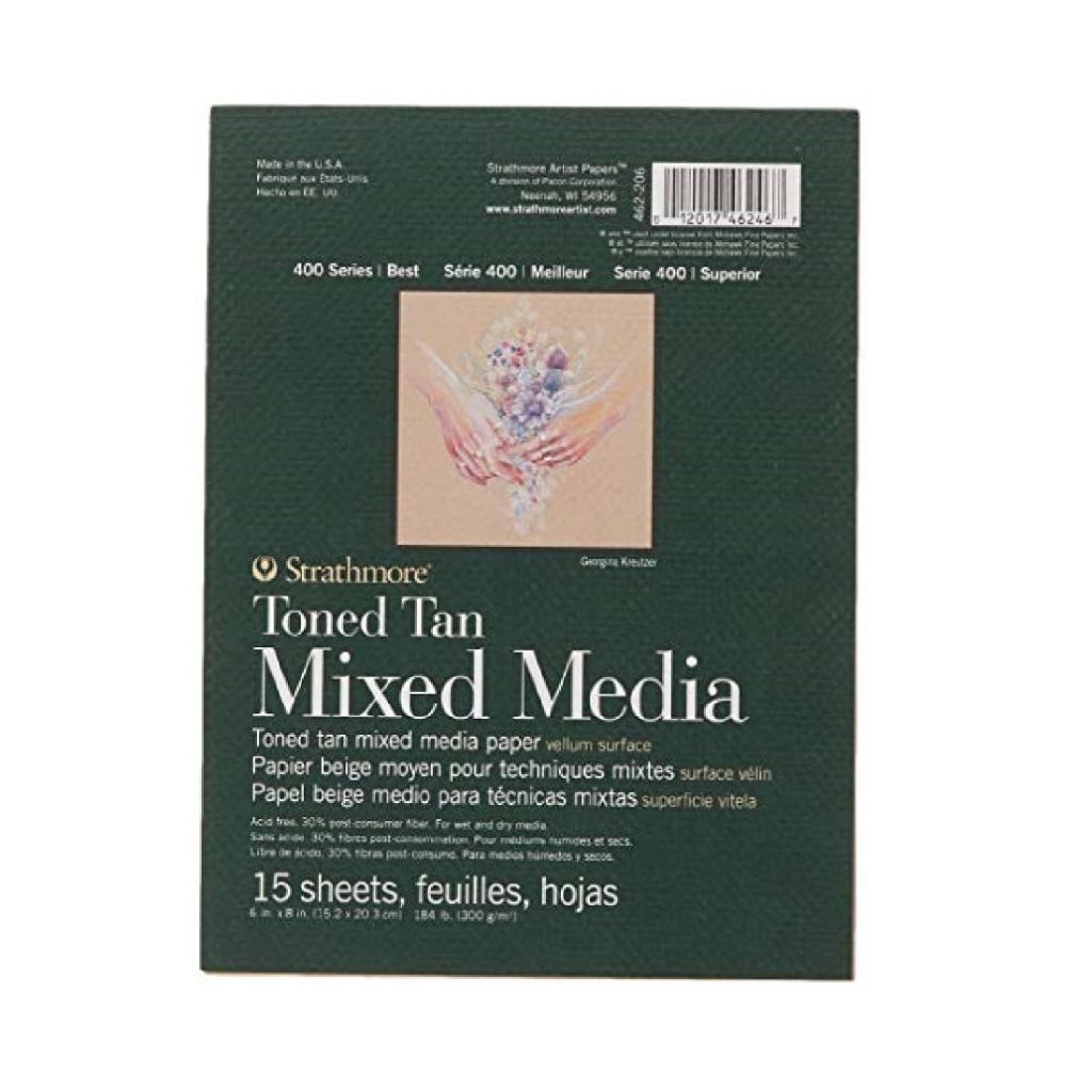 Strathmore Toned Mixed Media Paper - Toned Tan 6"X8"