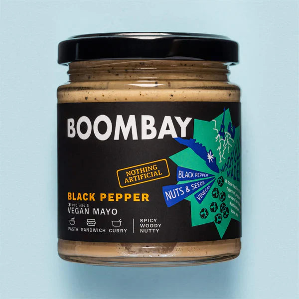 Boombay Most Loved Vegan Mayos: Garlic & Black Pepper