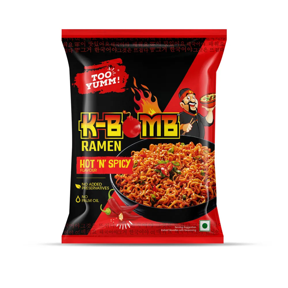 Too Yumm! K-Bomb Hot n Spicy  - 79g