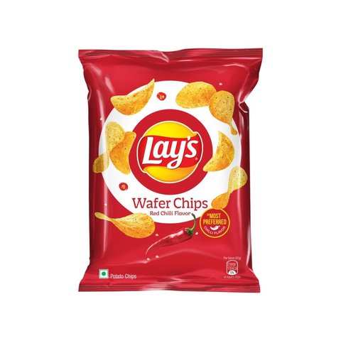 25x Lay's Wafer Style - Sundried Chilli Potato Chips - 40g each - Pack of 25