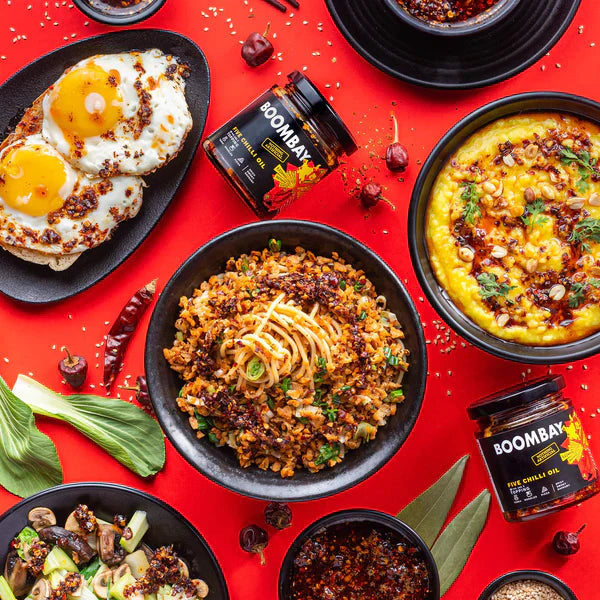 Boombay Most Loved Chilli Oils: Five Chilli Oil & Timur Chilli Crisp