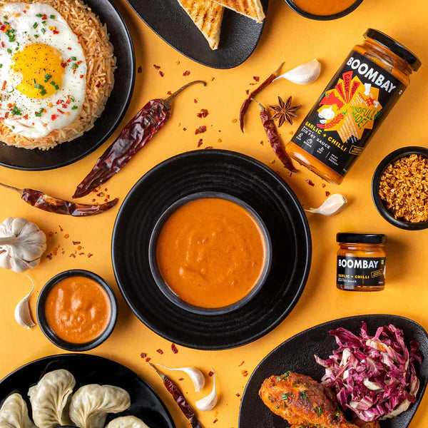Boombay Most Loved Spicy Flavour Bombs: Five Chilli Oil & Garlic + Chilli