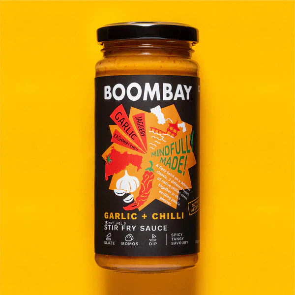 Boombay Most Loved Stir Fry Sauces: Teriyaki, Garlic + Chilli & Lime Leaf + Lemongrass