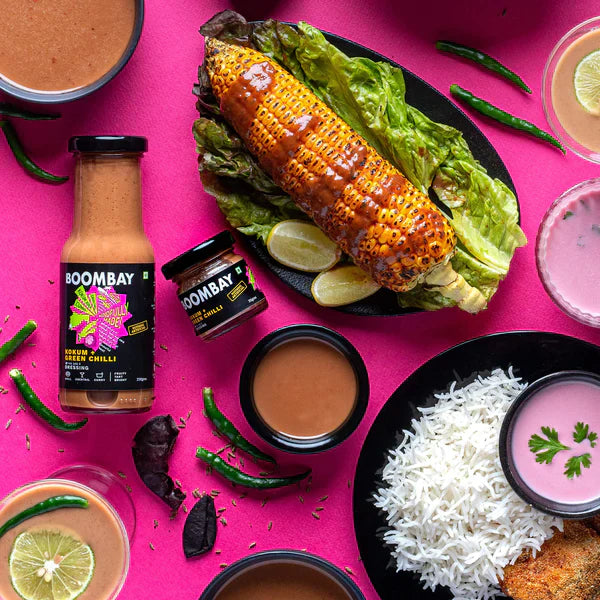 Boombay Most Loved Dressings: Kokum + Green Chilli & Roasted Sesame