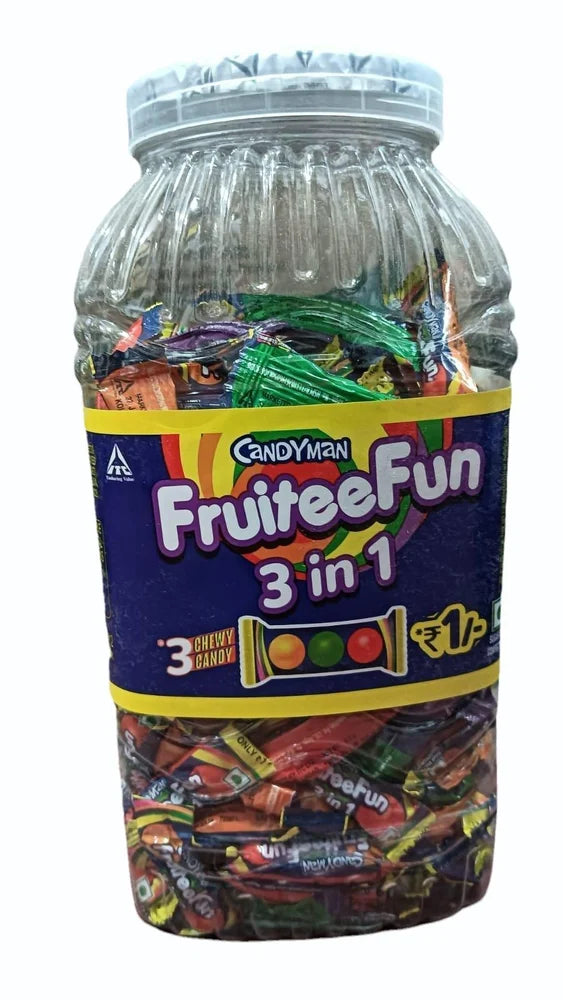 Candyman Fruitee Fun 3 IN 1 Candy - 660G
