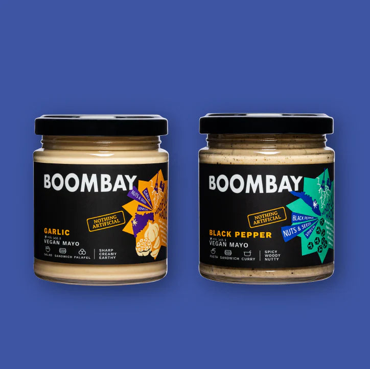 Boombay Most Loved Vegan Mayos: Garlic & Black Pepper