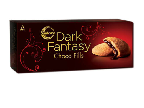 25x Sunfeast Dark Fantasy Choco Fills, Pack of 25 (60G each)