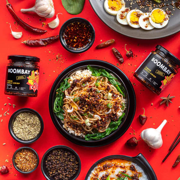 Boombay Most Loved Chilli Oils: Five Chilli Oil & Timur Chilli Crisp