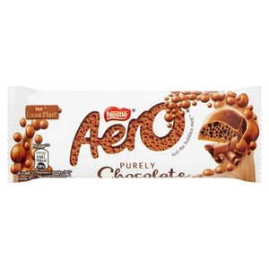 30x Nestle Aero Milk Chocolate - Pack of 30 - 34g each