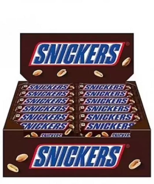 24x Snickers Peanut Filled Chocolates - 22g Bar (Pack of 24)