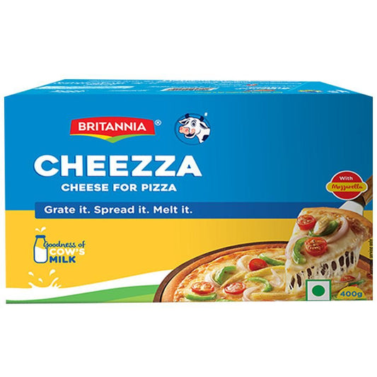 Britannia Cheezza Cheese Block for Pizza, 200 g Carton